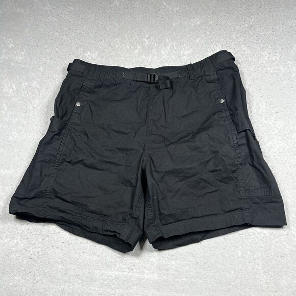 North Face Shorts Mens L Black Ripstop Cargo Outdoor Hiking Utility Pockets - Picture 1 of 12